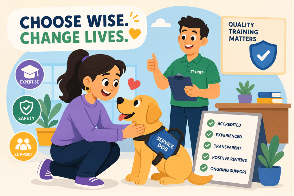 How to Choose a Reputable Service Dog Training Program