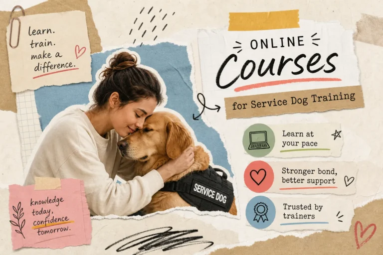 Best Online Courses for Training a Psychiatric Service Dog