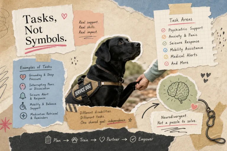 Service Dog Tasks List: 100+ Real Examples by Disability